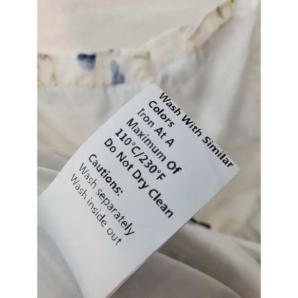 Commense Maxi Blue and White Sun Dress NWT-Size L - Picture 4 of 4